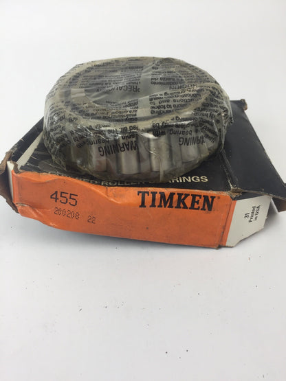 TIMKEN 455 TAPERED ROLLER BEARINGS