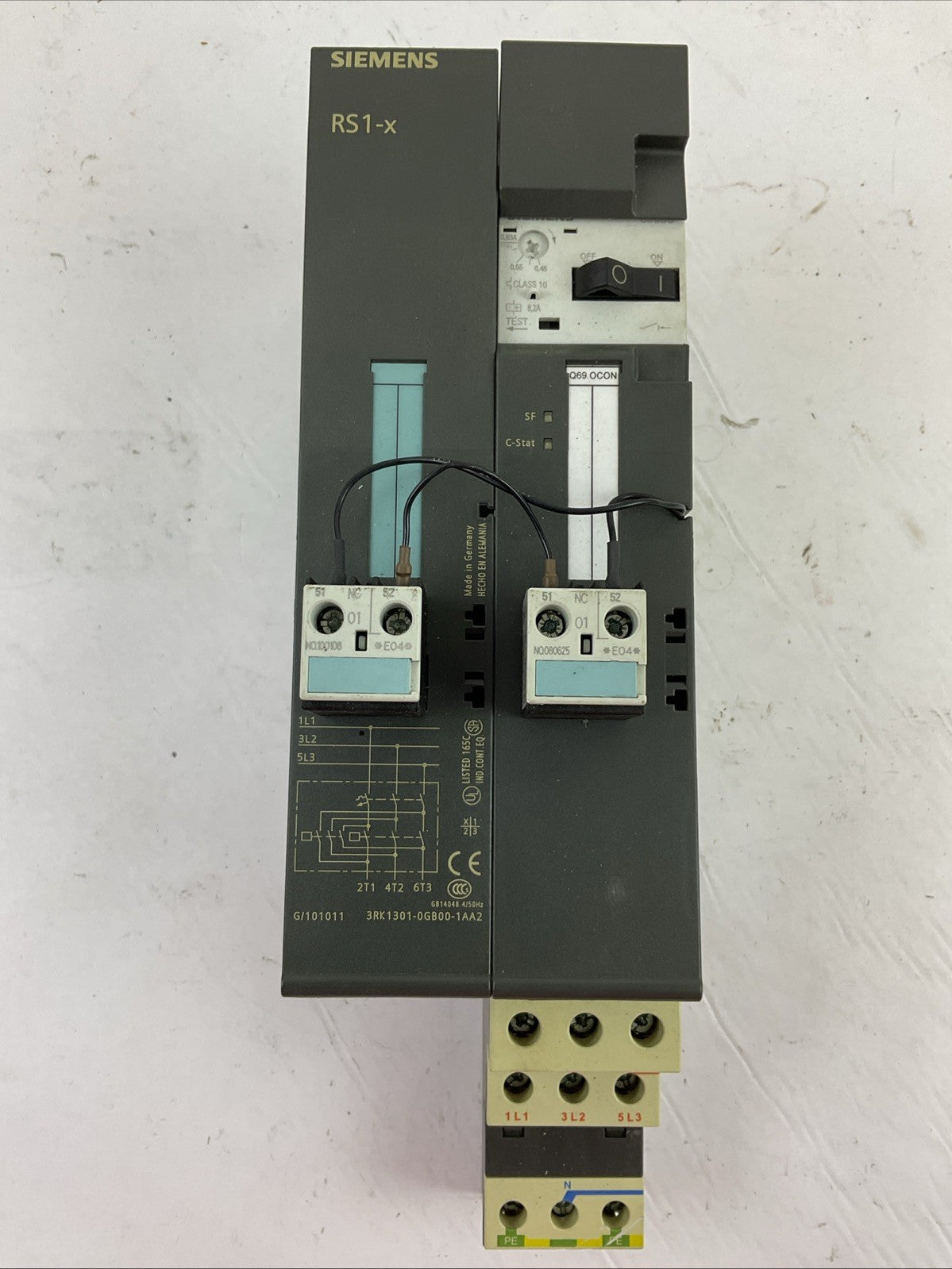 SIEMENS 3RK1301-0GB00-1AA2 RS1-x 3RV1011-0GA10 3RH1911-1AA01 3RK1903-0AC00