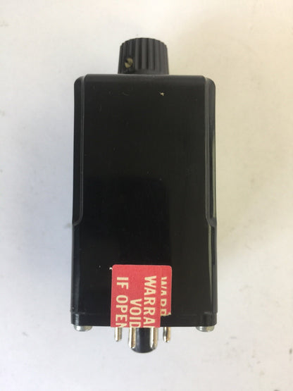 SYRACUSE ELECTRONICS TVR/D00315 TIME DELAY RELAY 115VAC 120SEC