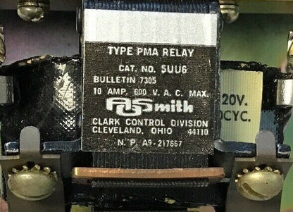 JOSLYN CLARK 5UU6-76 PMA  A.C.RELAY 12 CONT. 6N.O./6N.C. 10AMP 600VAC