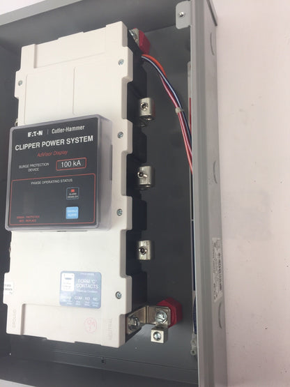 EATON CUTLER HAMMER CPS100480YSK CLIPPER POWER SYSTEM VISOR 480Y/277VAC 3PH