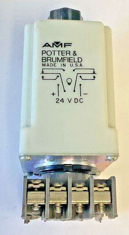 AMF CHD-38-30003 TIME DELAY RELAY 120VAC 10A 1.0-1.80SEC 24VDC W/ BASE 27E122