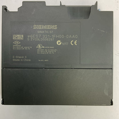 SIEMENS 1P 6ES7 321-1FH00-0AA0 16 DIGITAL INPUT 120/230VAC