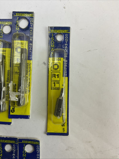EAZYPOWER ISOMAX CONTRACTOR QUALITY SQUARE RECESS BIT LOT