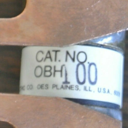 ECONOMY / FPE OBH-100 BOLT-ON FUSE / 100A / 32VDC / NEW SURPLUS