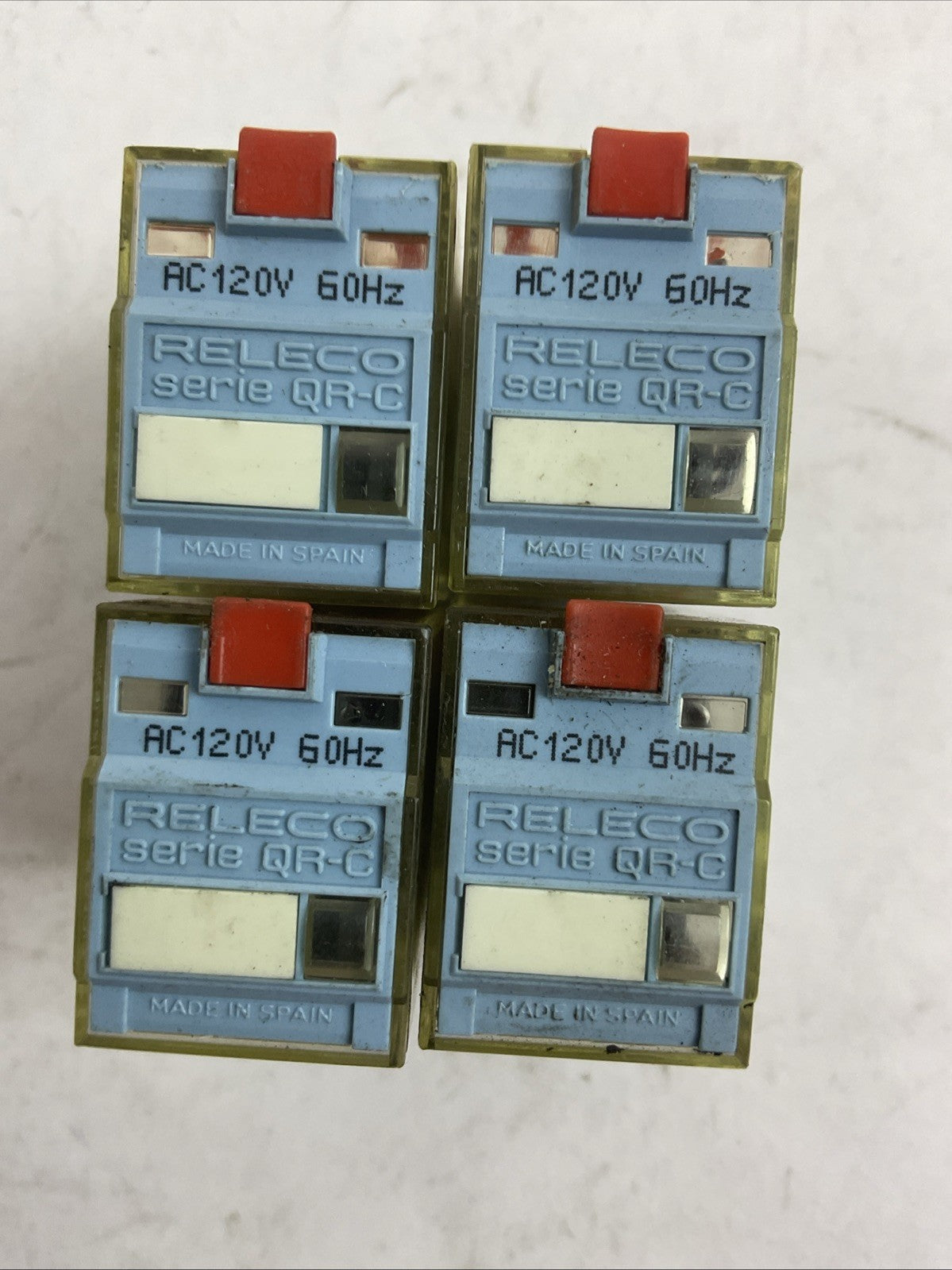 RELECO C9-A41 AC120V 60HZ RELAY (LOT OF 4)