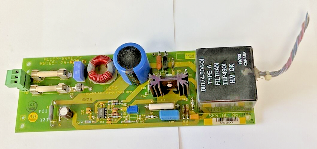 ALLEN BRADLEY 80165-178-51E ISOLATED GATE DRIVER POWER SUPPLY