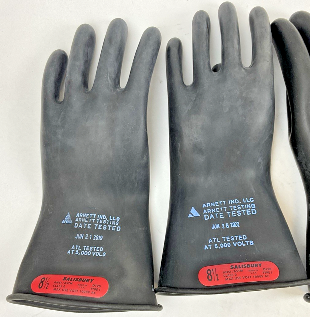 HONEYWELL GK011B LINEMAN GLOVES SIZE8.5,9,9.5 1000V CLASS0 TYPE1 D120 AHCZ 3PAIR