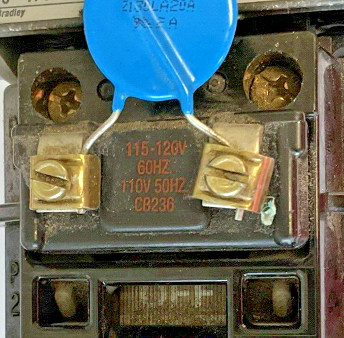 ALLEN BRADLEY 509-A0D-A2D SER. B STARTER 592-A2DA CB236 COIL 120V 509-AOD-A2D