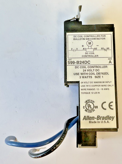 ALLEN BRADLEY 599-B24DC COIL SER.A 24VDC