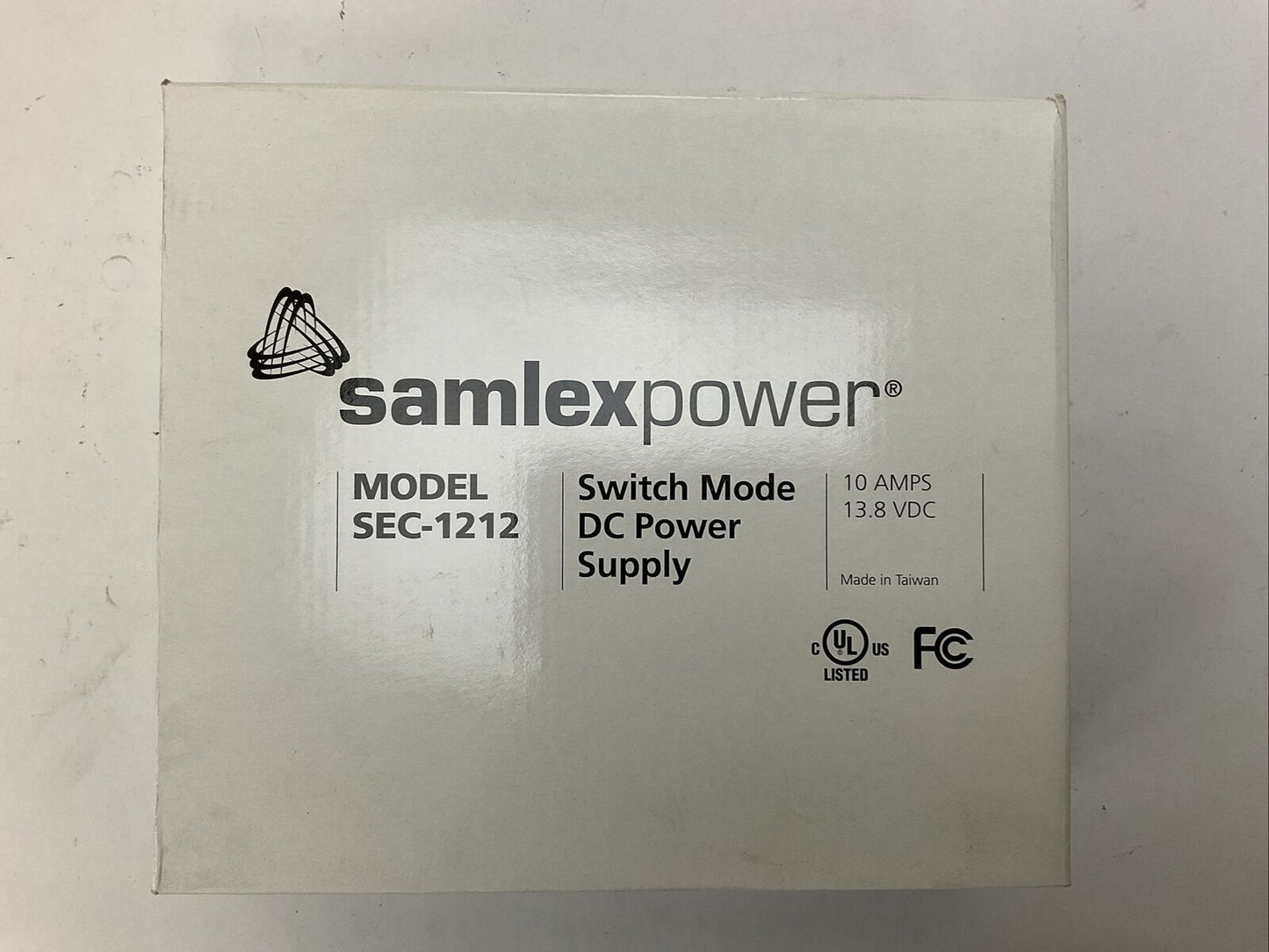 SAMPLEX POWER SEC-1212 SWITCH MODE DC POWER SUPPLY 10AMPS 13.8VDC