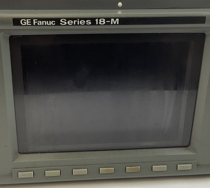 GE FANUC A16L-0001-0095 CRT/MDI UNIT 9" MONITOR WITH CONTROL PANEL