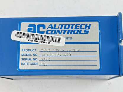 AUTOTECH CONTROLS  - SAC-PSI127-A10 - ZERO SPEED SWITCH - PS-127A
