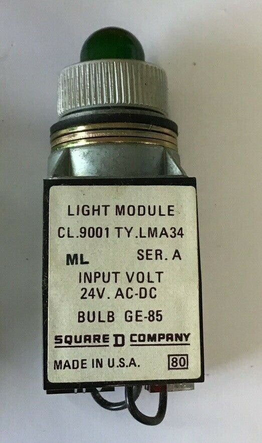 SQUARE D LRPA34 SER.A PILOT LIGHT 24VAC/DC ***LOTOF2***