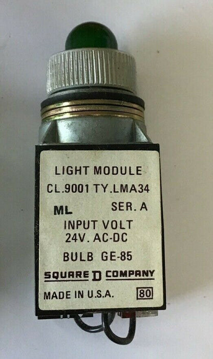 SQUARE D LRPA34 SER.A PILOT LIGHT 24VAC/DC ***LOTOF2***