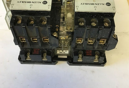 ALLEN BRADLEY 104-A45ND3 REVERSING CONTACTOR SER.C