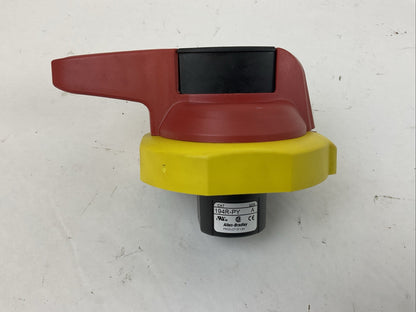 ALLEN BRADLEY 194R- PY SER A RED/YELLOW OPERATING HANDLE