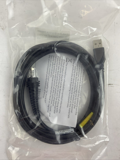 HONEYWELL 3800G14E BAR CODE SCANNER 5VDC 250mA CBL-500-300-S00 HSM 5V USB TYPE A