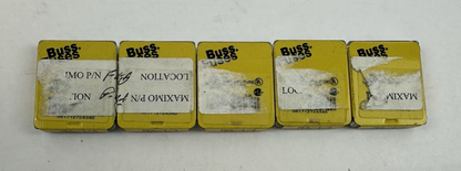 COOPER BUSSMANN MDL-1/4 GLASS TIME DELAY FUSE .25A 250V 5 PACK LOT OF 5
