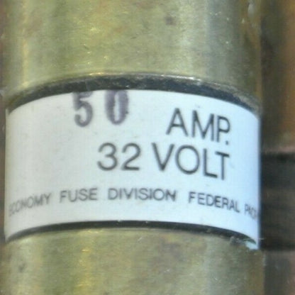 ECONOMY / FPE OBH-50 BOLT-ON FUSE / 50A / 32VDC / NEW SURPLUS