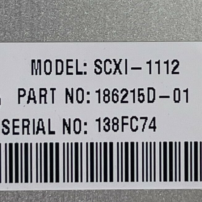 NATIONAL INSTRUMENTS SCXI-1112 8-CHANNEL THEMOCOUPLE AMPLIFIER 42V