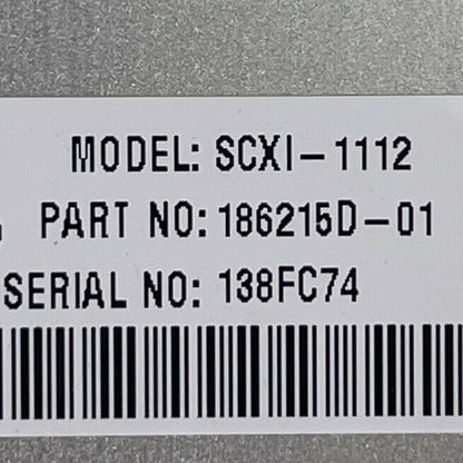 NATIONAL INSTRUMENTS SCXI-1112 8-CHANNEL THEMOCOUPLE AMPLIFIER 42V