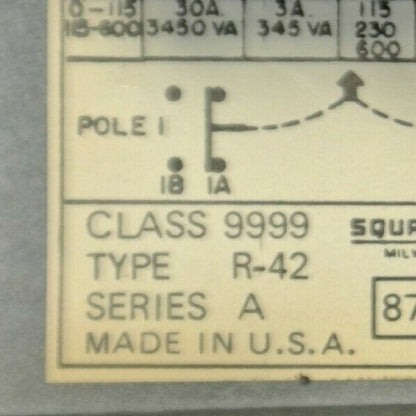 SQUARE D / 9999 R42 / ELECTRICAL INTERLOCK / DPDT / 0-600V / NEW SURPLUS
