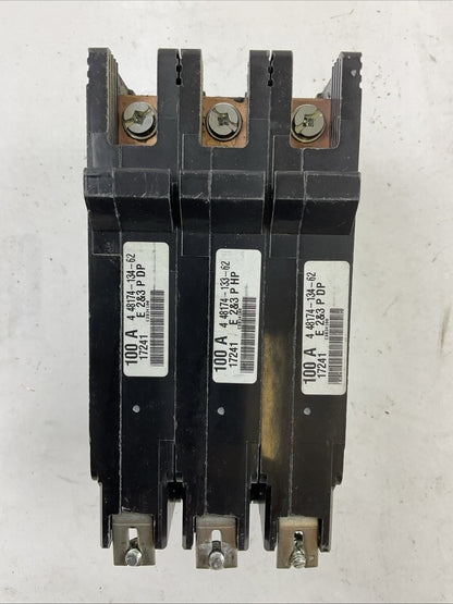 SQUARE D EDB34100 100AMP 3POLE 240VAC 480Y/277VAC 3POLE CIRCUIT BREAKER