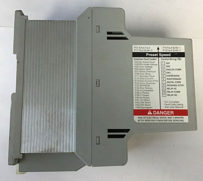 ALLEN BRADLEY 160-AA12NPS1P1 SPEED CONTROLLER SER.C FRN:7.05 2.2KW/ 3HP 230V