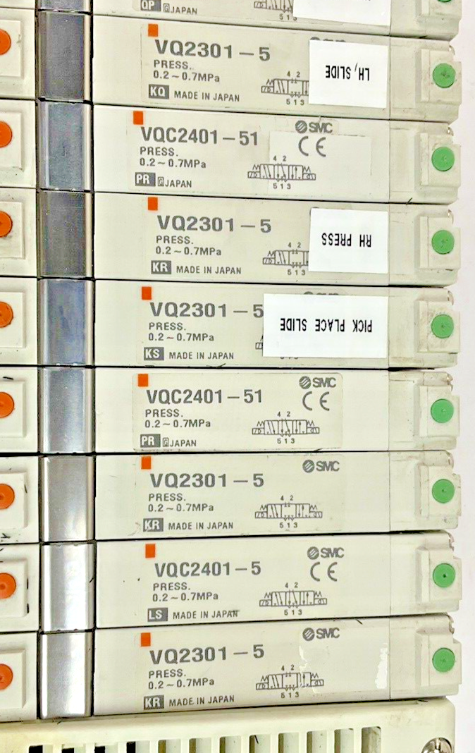 SMC VV5QC21-12C6FD2-DS-NUC MANIFOLD VQC2100-5(2) VQC2401-51(4), VQ2301-51(5)