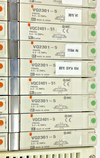 SMC VV5QC21-12C6FD2-DS-NUC MANIFOLD VQC2100-5(2) VQC2401-51(4), VQ2301-51(5)