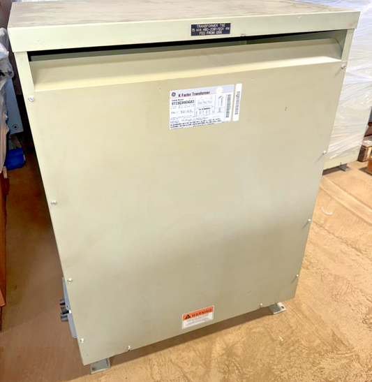 GE 9T23Q3465G83 K FACTOR TRANSFORMER 75KVA 60HZ 3PH TYPE QL