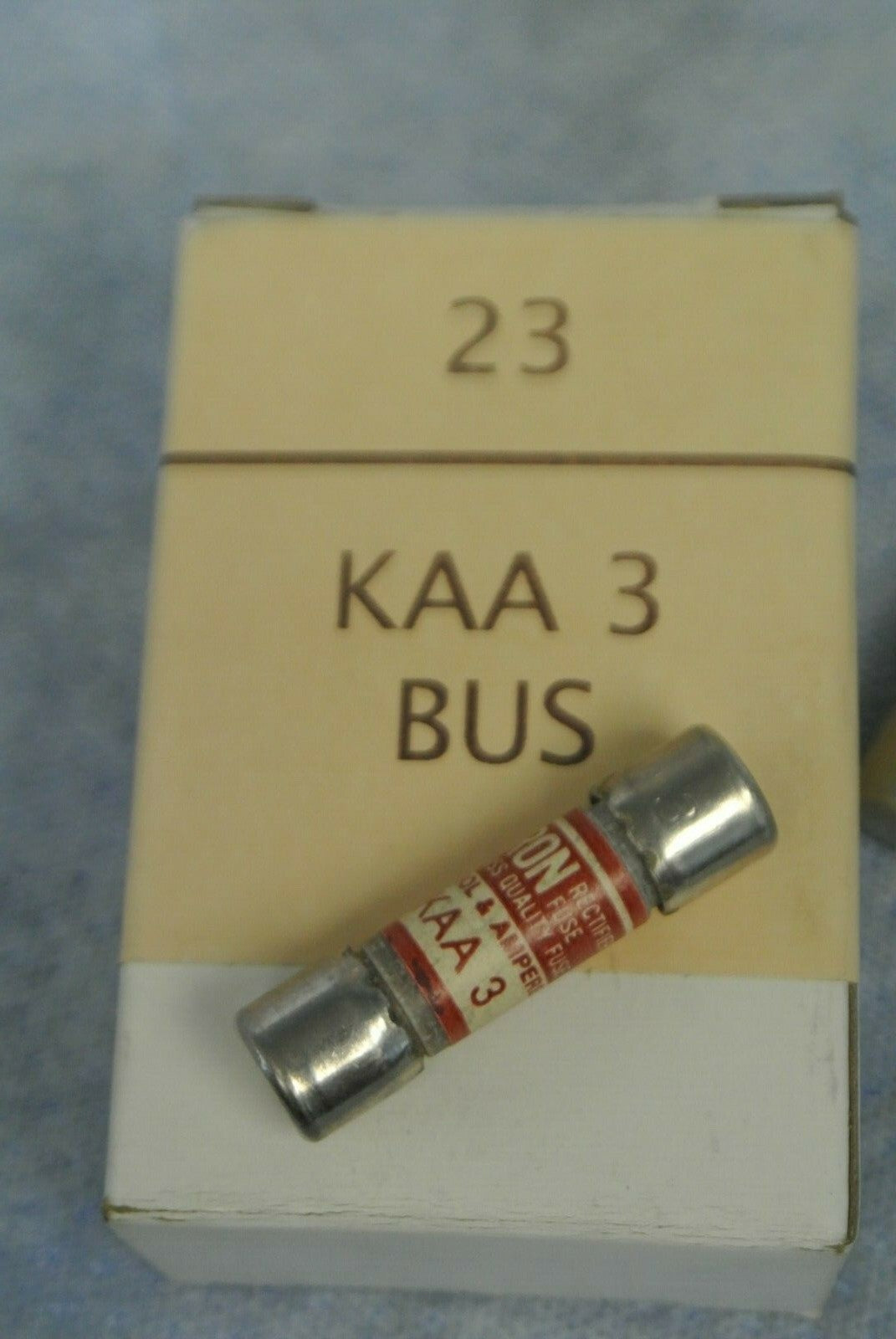 LOT of 23 / BUSSMANN / TRON KAA3 RECTIFIER FUSE / 3A