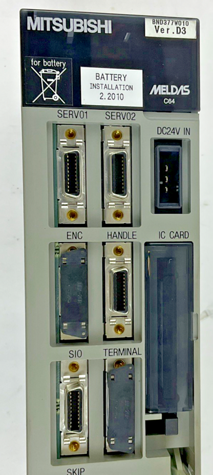 MITSUBISHI FCA C64 NUMERICAL CONTROL SYSTEM 24VDC 3A VER.D3