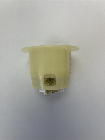 HUBBELL 2535 TWIST-LOCK FLANGED INLET 4POLE 5WIRE GROUNDING 20A 347/600V