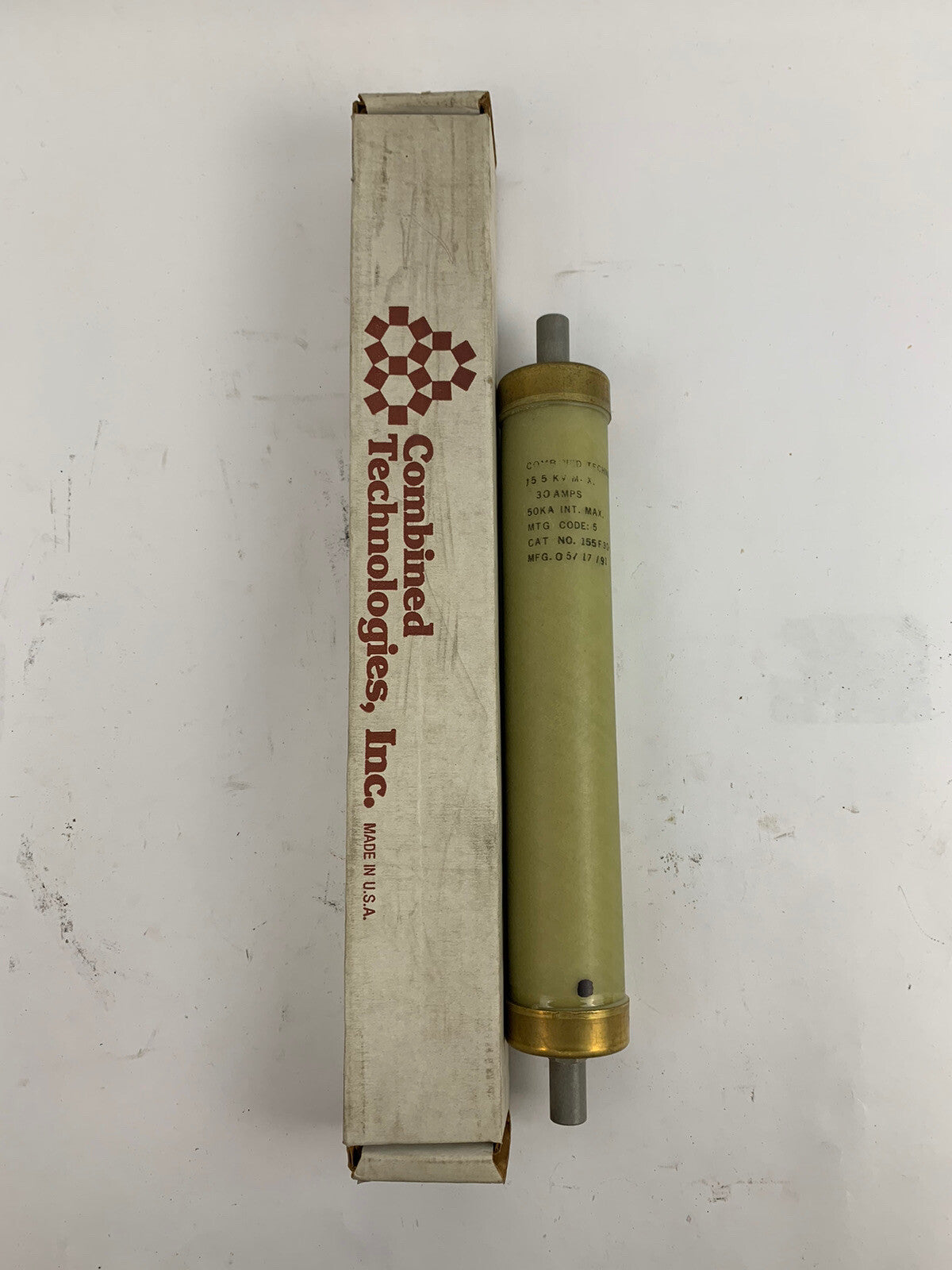 Combined Technologies 155F30-I 30A 15.5kV X-Limiter Fuse