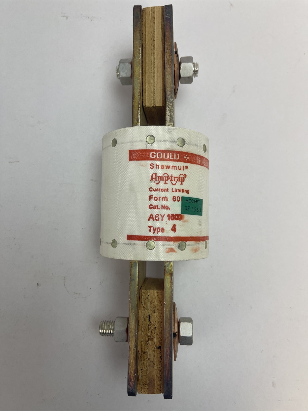 GOULD SHAWMUT A6Y1600 AMP-TRAP CURRENT LIMITING FUSE 600VAC 1600AMP TYPE 4 FORM