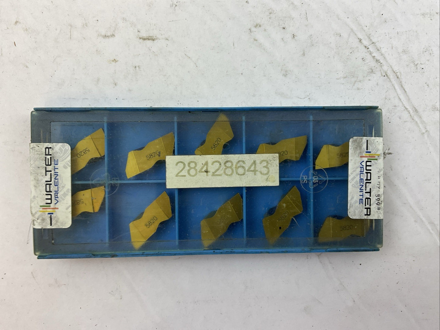 WALTER VALENITE VLG 3 105L 5820 CARBIDE INSERT (BOX OF 10)