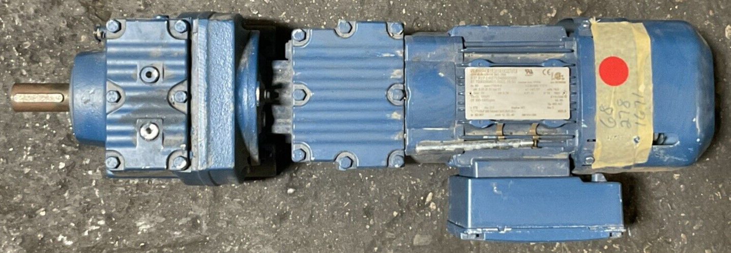 SEW-EURODRIVE R37 R17 DRS71S4BE05HR GEAR MOTOR HZ 60 rpm 1700/9.9 V230/460 YY/Y