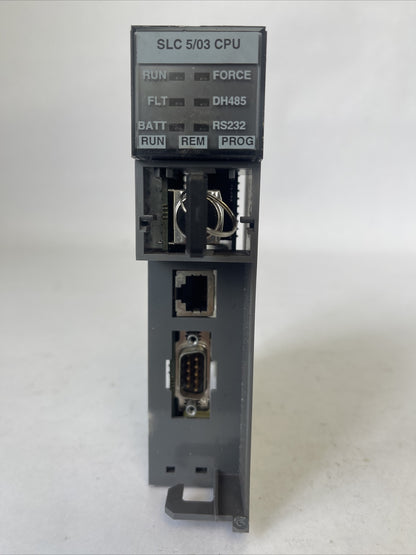 ALLEN BRADLEY 1747-L532 SER D PROC REV 4 PROCESSOR UNIT 1747-OS302 SER A FRN 9