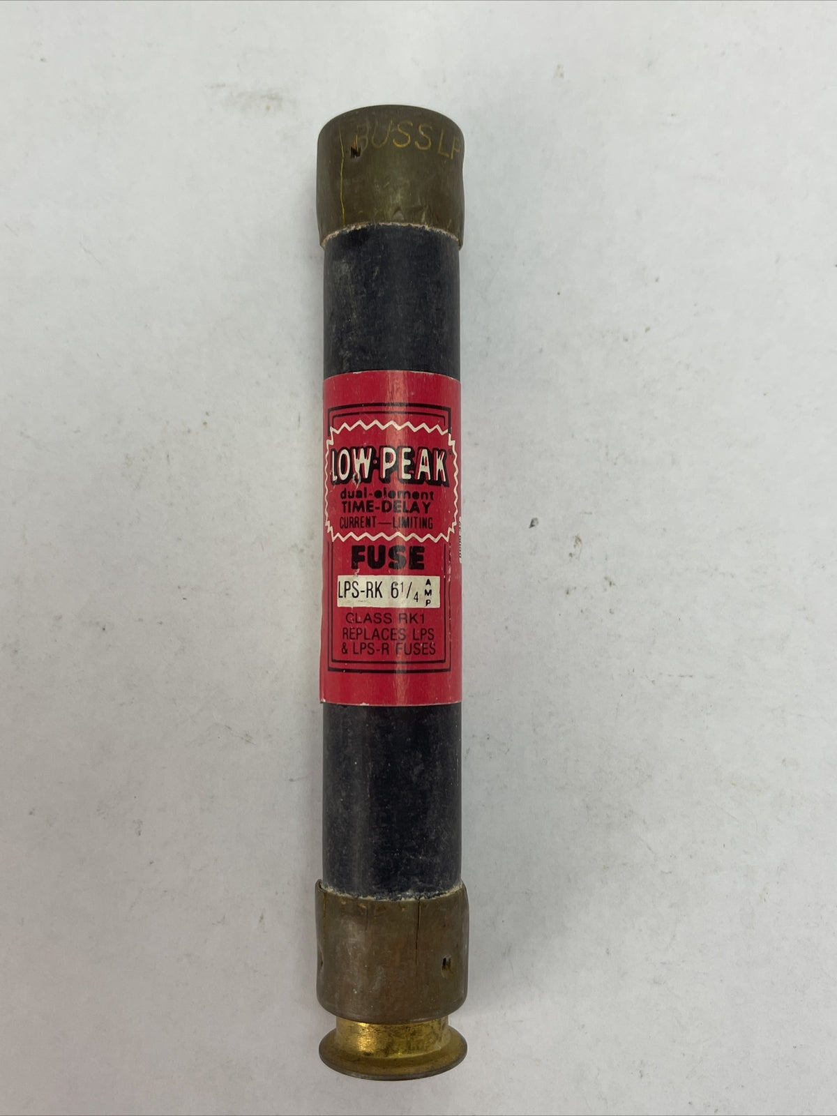 COOPER BUSSMANN LPS-RK-6 1/4 LOW-PEAK DUAL ELEMENT FUSE 600VAC 6-1/4A(LOT OF 10)