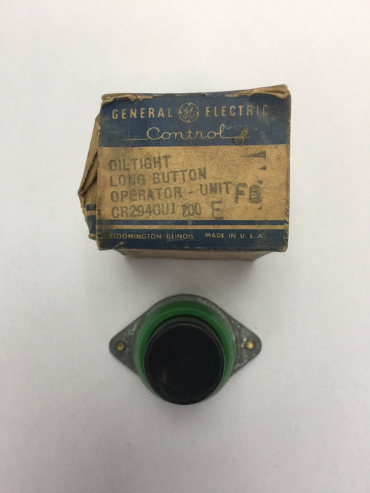 GE CR2940UJ200 OILTIGHT LONG BUTTON OPERATOR UNIT
