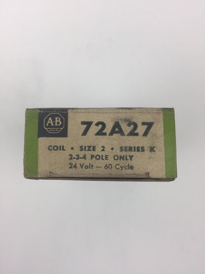 ALLEN BRADLEY 72A27 COIL 24V 60HZ