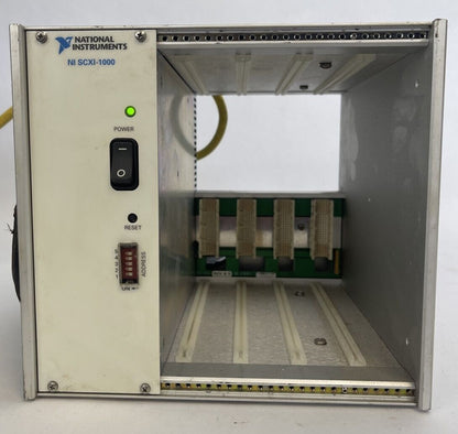 NATIONAL INSTRUMENTS NI SCXI-1000 POWER MODULE 120VAC 4 SLOT CHASSIS REV 4.0
