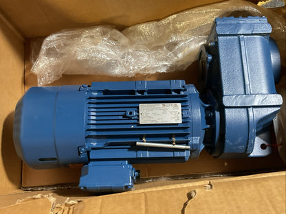 SEW-EURODRIVE FA57/G DRN100LM4/BE5HR/AFL5 GEAR MOTOR HZ 60 rpm 1762/49 V460 Y