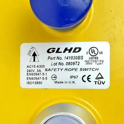 GLHD 141030BS SAFTEY ROPE SWITCH 240V 3A