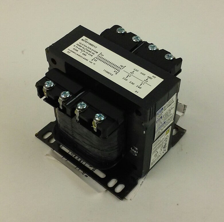 Square D 9070T150D12 Industrial Control Transformer 0.15kVA PRIM.VAC 480/460/440