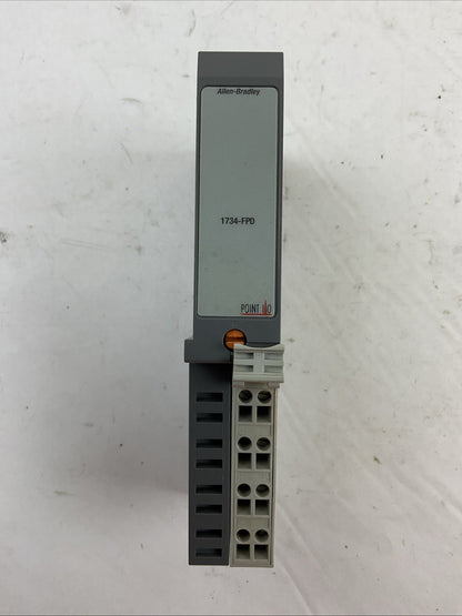 ALLEN BRADLEY 1734-FPD SER B FIELD POWER DISTRIBUTOR 24VDC 120/240VAC 1734-RTB