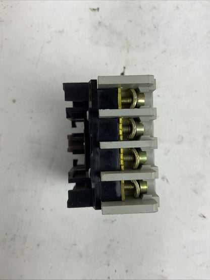 ALLEN BRADLEY 195-FA22 SER A CONTACT BLOCK