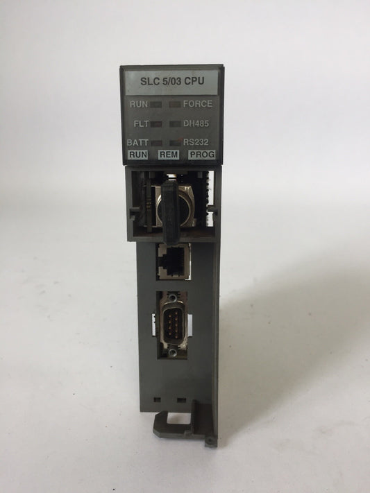 ALLEN BRADLEY 1747-L532 PROCESSOR UNIT 24VDC SER D PROC. REV 4